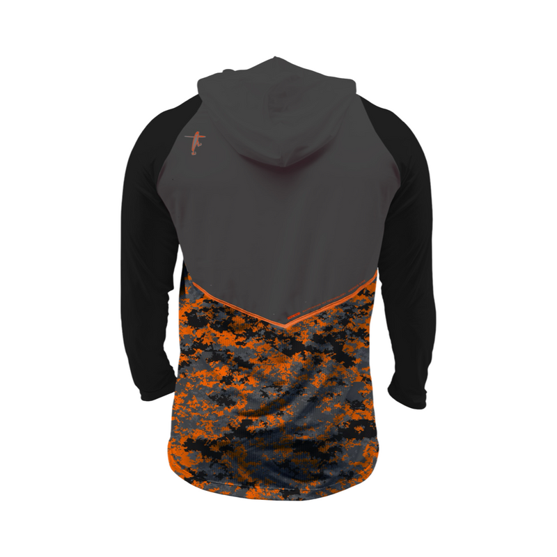 CAMISETA ICY BAIT HOODIE CAMO LARANJA