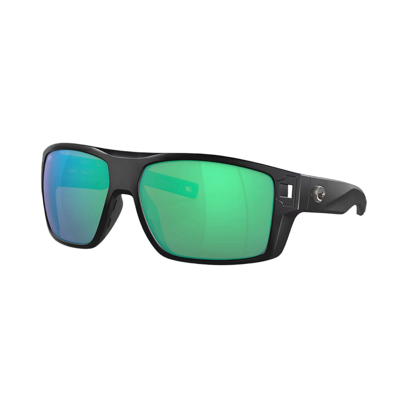 OCULOS COSTA DEL MAR DIEGO 580G MATTE BLACK/GREEN MIRROR