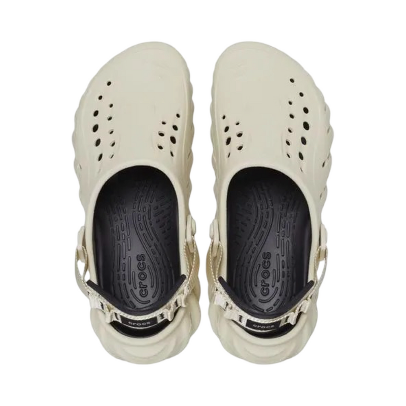 CROCS ECHO CLOG STORM BONE/BLACK