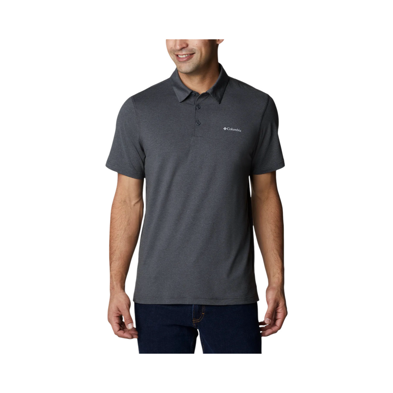POLO COLUMBIA TECH TRAIL SHARK HEATHER