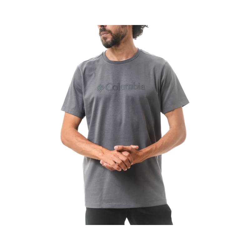 CAMISETA COLUMBIA BASIC LOGO II BRANDED CINZA