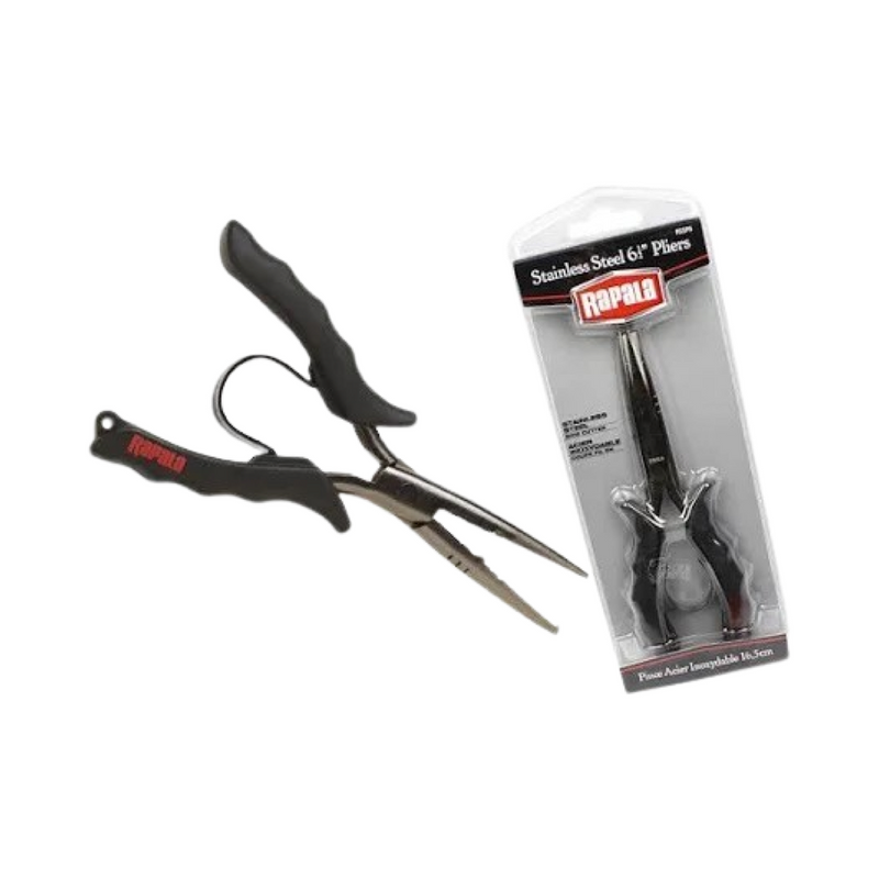 ALICATE RAPALA STAINLESS STEEL PRETO EM AÇO INOX