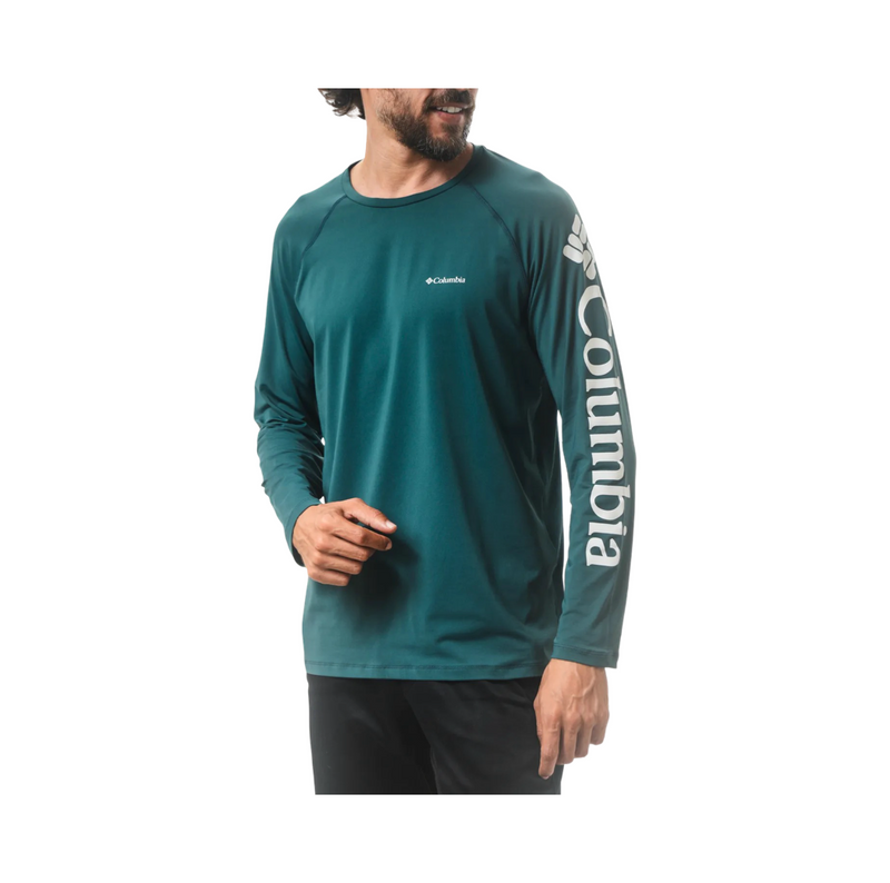 CAMISETA COLUMBIA AURORA M/L VERDE