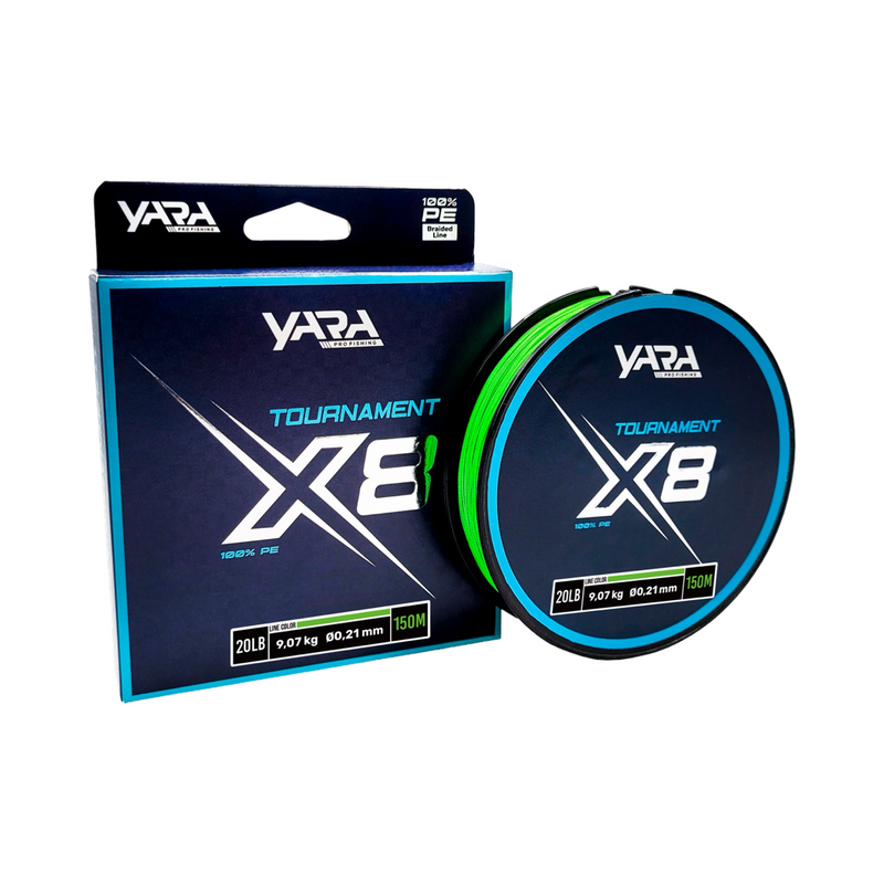 LINHA MULTIFILAMENTO YARA TOURNAMENT X8 150M