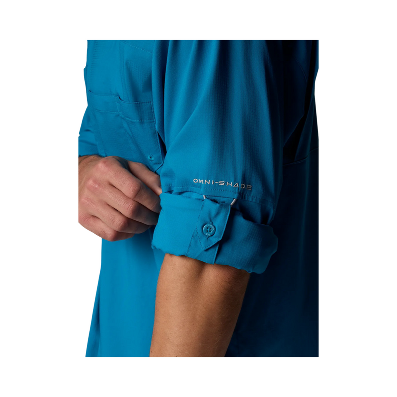 CAMISA COLUMBIA PFG TAMIAMI BLUE ECHO