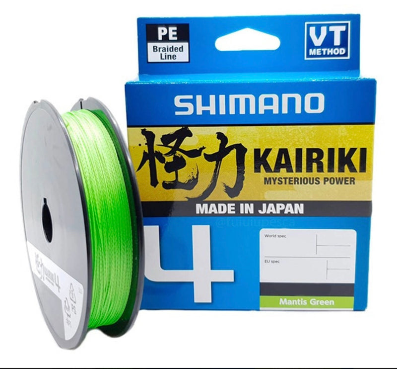 LINHA SHIMANO KAIRIKI 150M (VERDE CLARO)