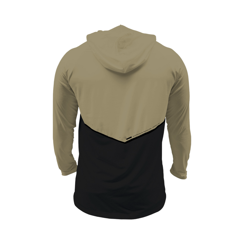CAMISETA BAIT ICY HOODIE MARROM/PRETO