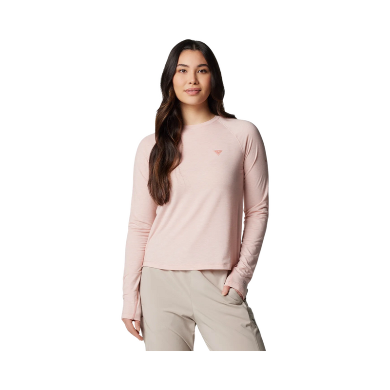 CAMISETA M/L PFG UNCHARTED KNIT FAUX PINK HEATHER