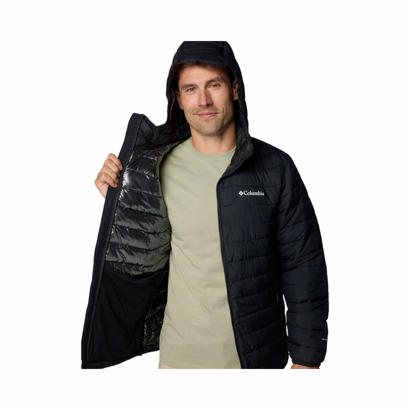 JAQUETA COLUMBIA POWDER LITE II HOODED BLACK
