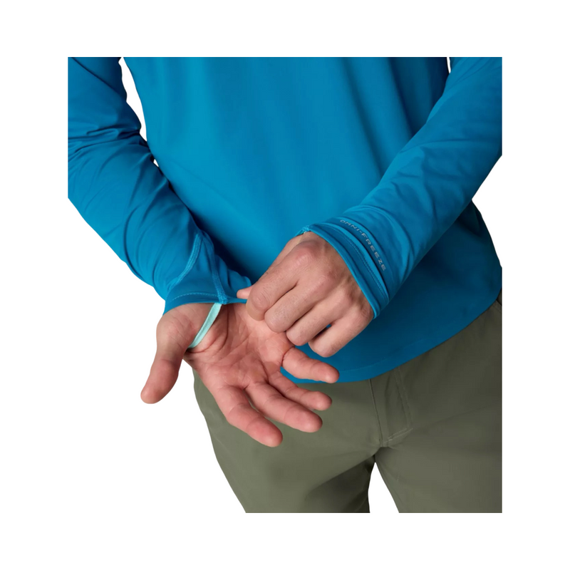 CAMISA COLUMBIA PFG WILD CAST SUN SHIRT BLUE ECHO