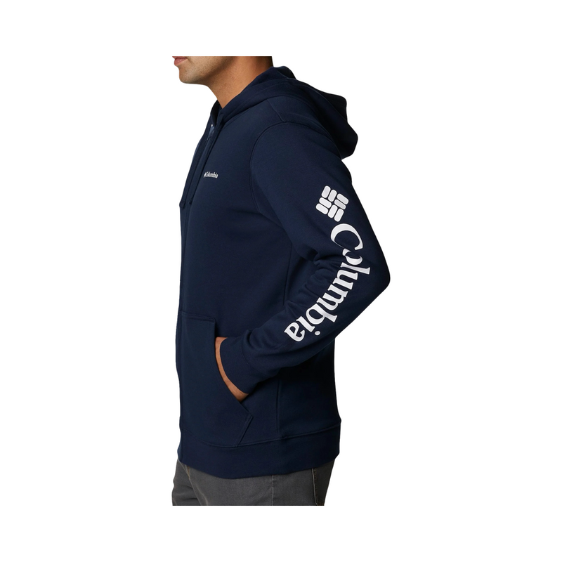 JAQUETA MOLETOM COLUMBIA BEAUMOUNT FULL ZIP HOOD NAVY