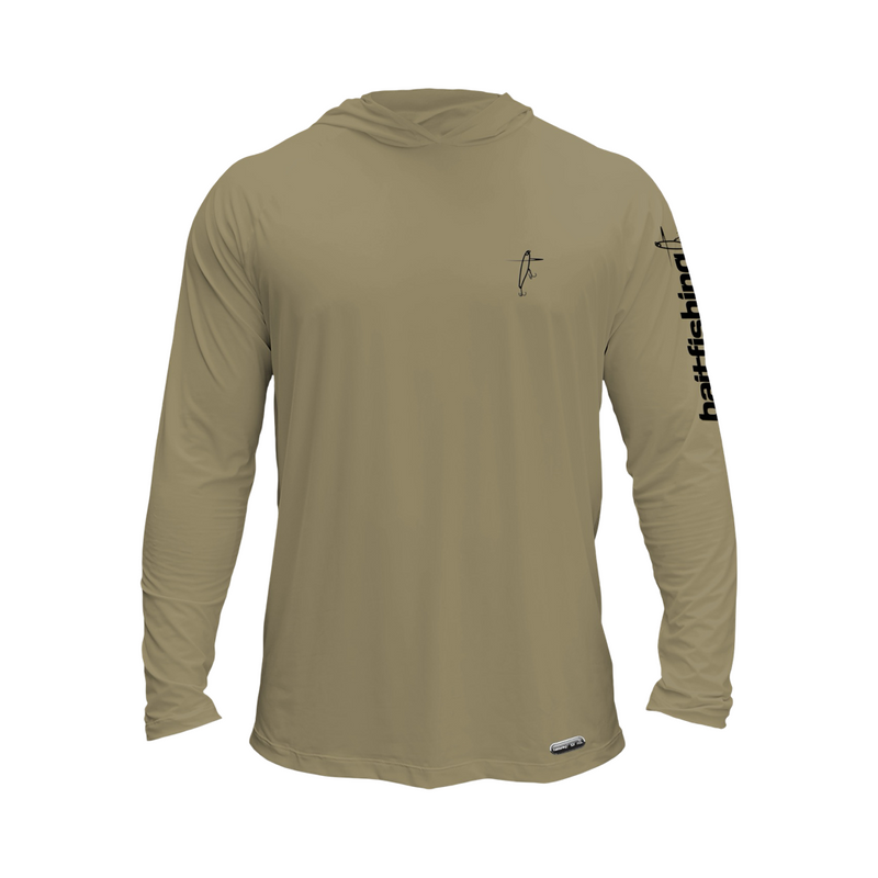 CAMISETA BAIT ICY HOODIE MARROM/PRETO