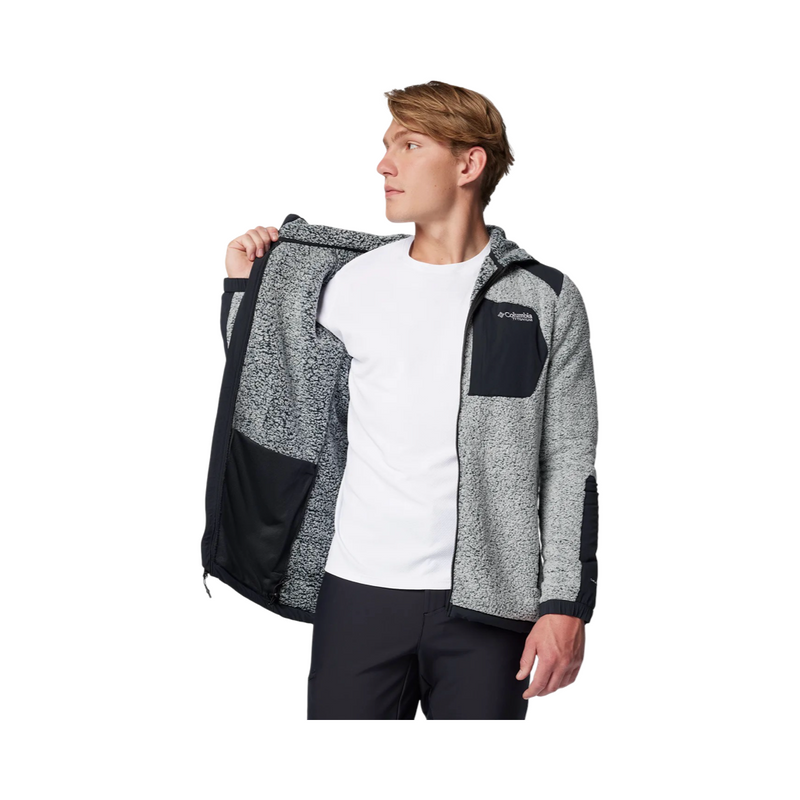 JAQUETA COLUMBIA ARTIC CREST SHERPA WHITE/BLACK