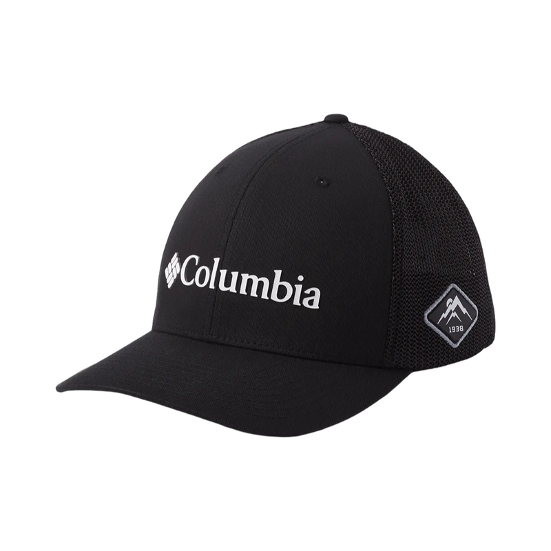 BONE COLUMBIA MESH BALL CAP BLACK