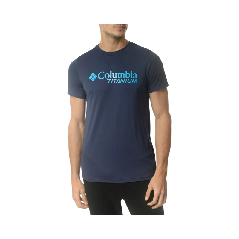 CAMISETA COLUMBIA NEBLINA TITANIUM AZUL MARINHO