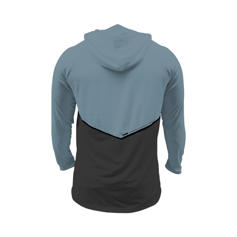 CAMISETA BAIT ICY HOODIE AZUL MEDIO/GRAFITE