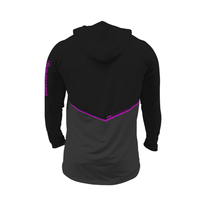 CAMISETA BAIT ICY HOODIE PRETO/ROXO