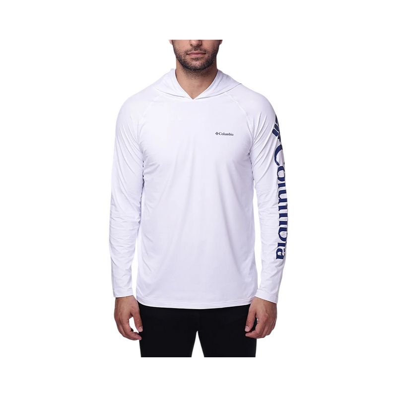 CAMISETA COLUMBIA AURORA M/L CAPUZ BRANCO