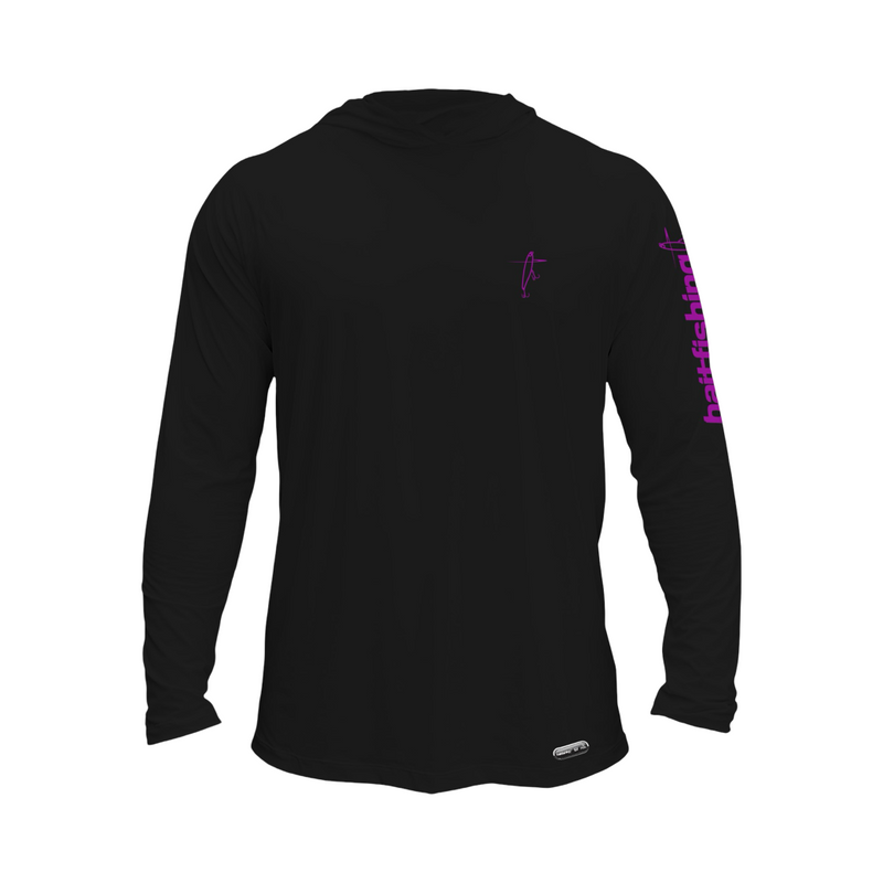 CAMISETA BAIT ICY HOODIE PRETO/ROXO