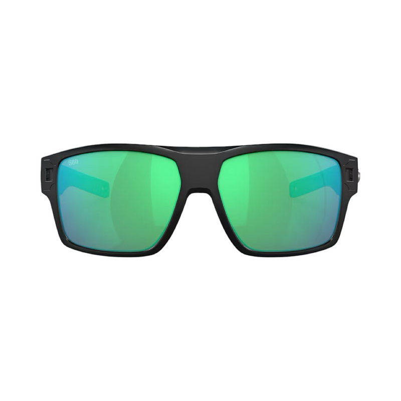 OCULOS COSTA DEL MAR DIEGO 580G MATTE BLACK/GREEN MIRROR
