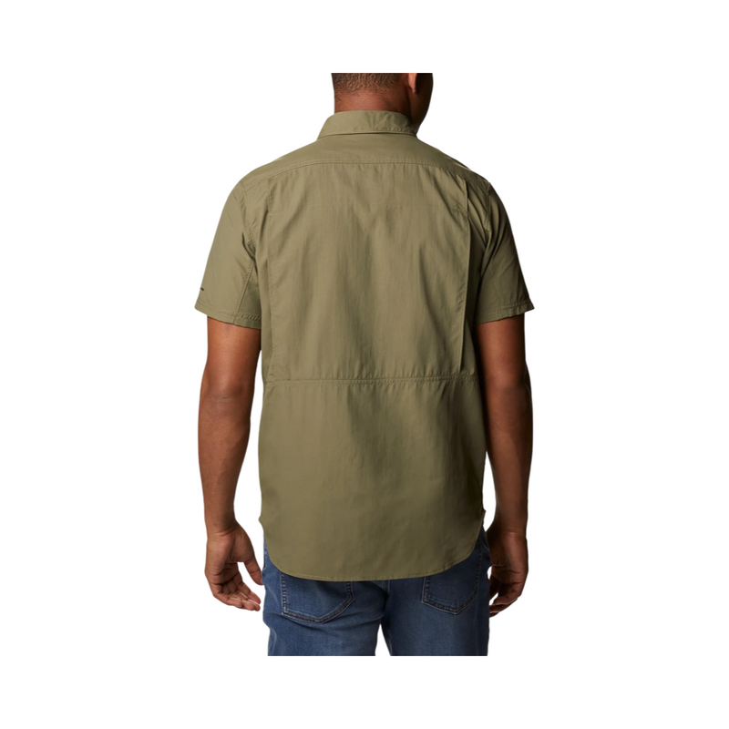 CAMISA COLUMBIA SILVER RIDGE II MANGA CURTA STONE GREEN