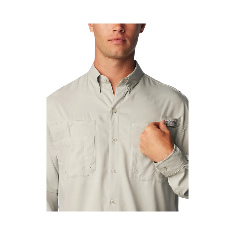 CAMISA COLUMBIA PFG TAMIAMI COOL GREY