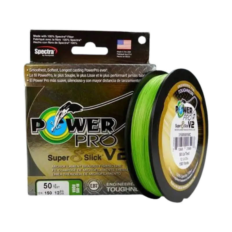 LINHA POWER PRO SUPER SLICK V2 (VERDE) 150YD 135M